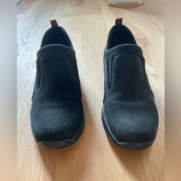 Bass Slide On Black Suede Bootie, Size 7 - Picture 1 of 8